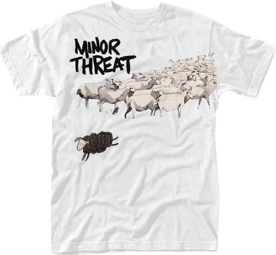 Foto: Minor threat heren tshirt s out of step wit