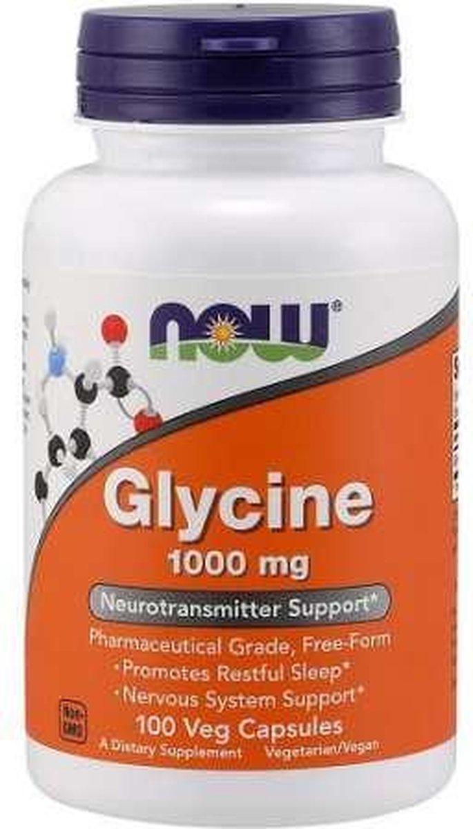 Glycine 1000 mg - 100 veggie caps - Now