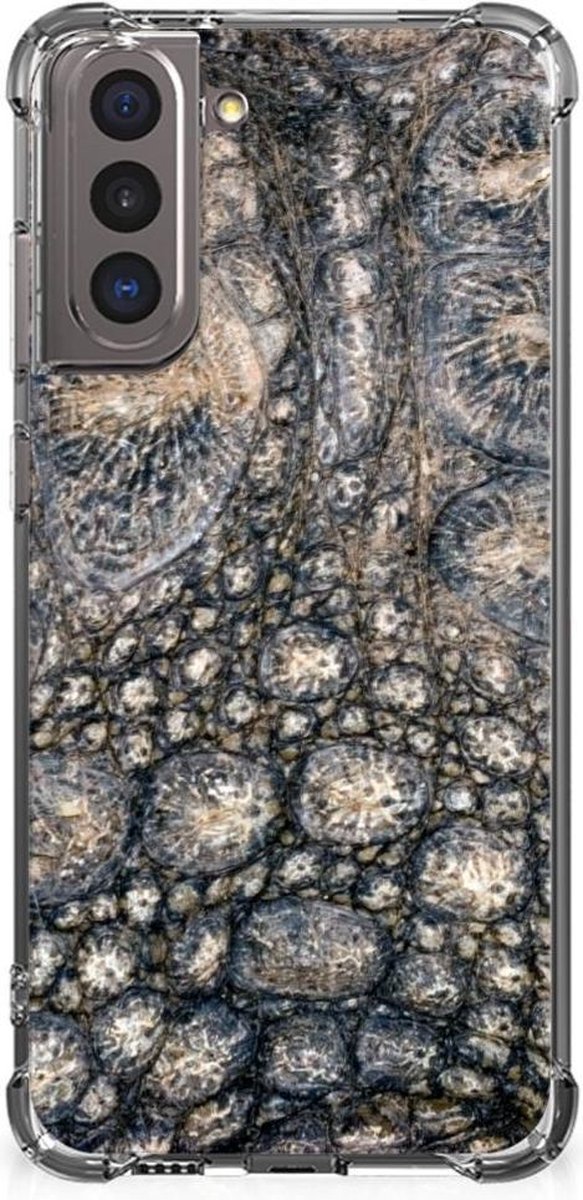 Samsung Galaxy S21 Case Anti-shock Krokodillenprint