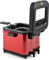 Kitchen Cook FR1010 Enkel Vrijstaand 900 W Frituurpan Rood