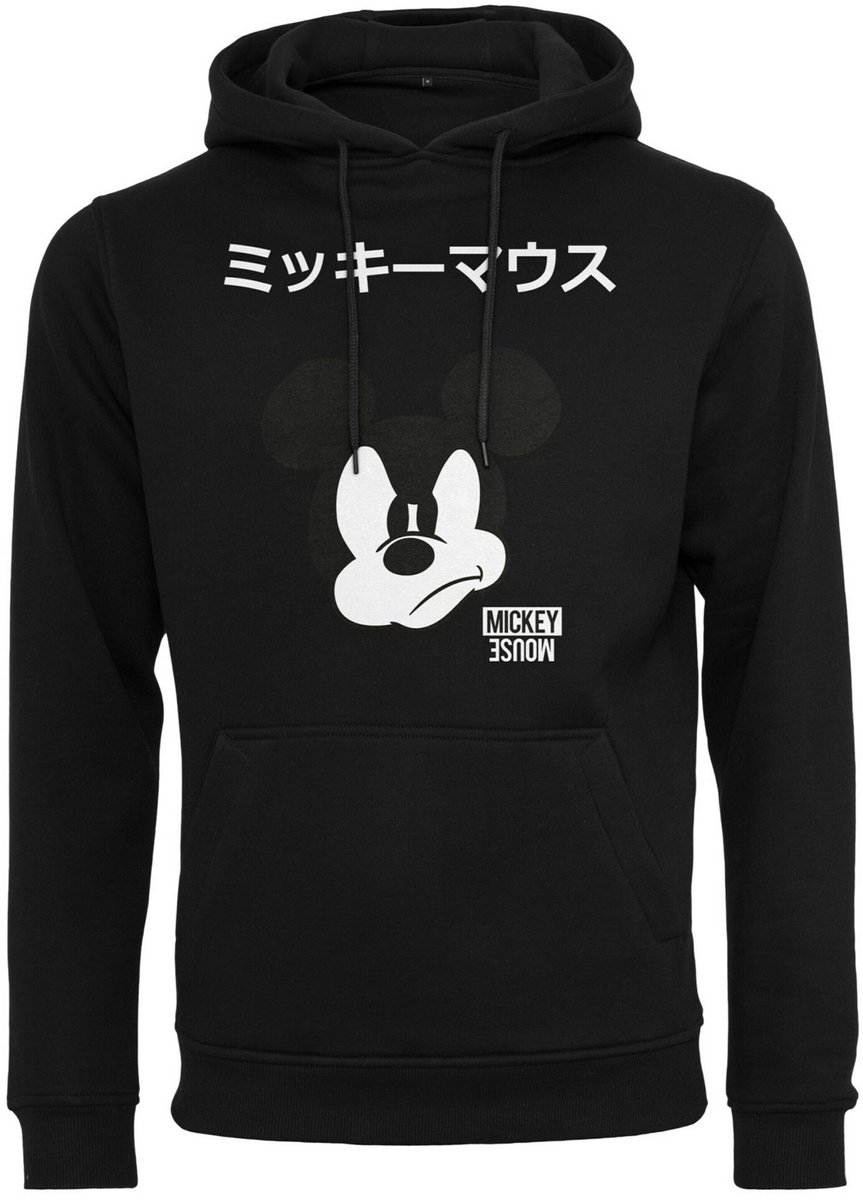 Merchcode Mickey Mouse - Mickey Japanese Hoodie/trui - S - Zwart