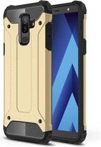 Magic Armor TPU + PC combinatiehoes voor Galaxy A6 + (2018) (goud)