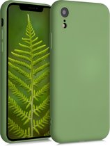 kwmobile telefoonhoesje voor Apple iPhone XR - Hoesje voor smartphone - Back cover in matcha groen