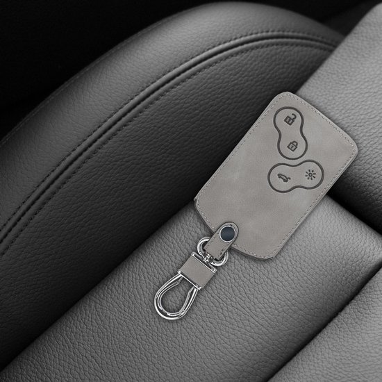 Étui à clés de voiture kwmobile pour carte de clé de voiture à 4 boutons  Renault