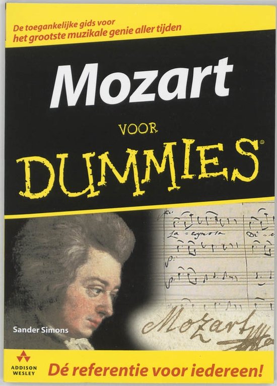 Cover van het boek 'Mozart voor Dummies + CD' van S. Simons en Sander Simons