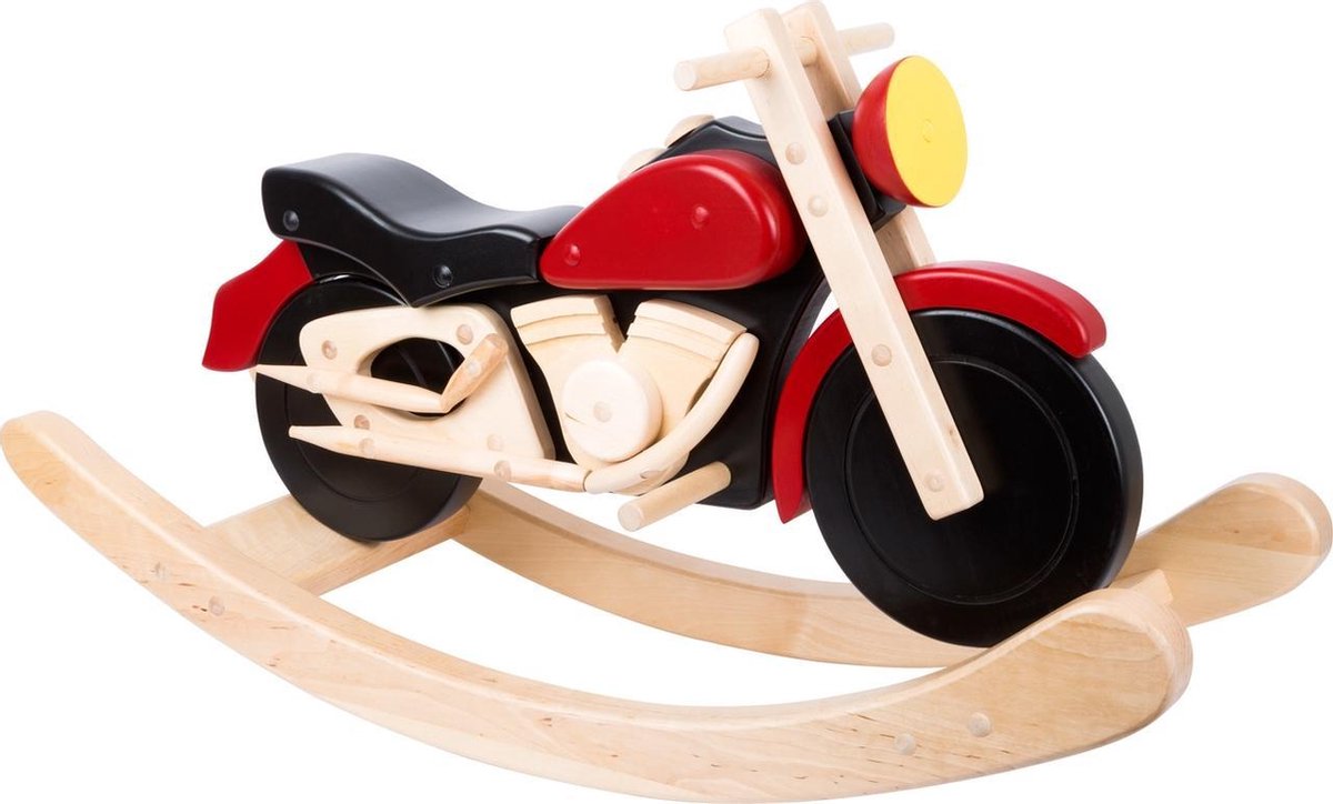 brug Kapper Meditatief Base Toys Houten Hobbelpaard Chopper Easy Rider | bol.com