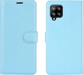 Samsung Galaxy A42 5G Hoesje - Mobigear - Classic Serie - Kunstlederen Bookcase - Blauw - Hoesje Geschikt Voor Samsung Galaxy A42 5G