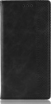 Samsung Galaxy S20 FE Hoesje - Mobigear - Sensation Serie - Kunstlederen Bookcase - Zwart - Hoesje Geschikt Voor Samsung Galaxy S20 FE