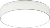 LED Plafondlamp - Plafondverlichting - Nitron Lanago - 22W - Warm Wit 3000K - Rond - Mat Wit - Aluminium