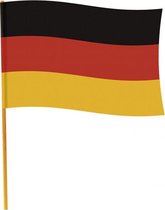 AMSCAN - Duitse vlag met stok - Decoratie > Vlaggen