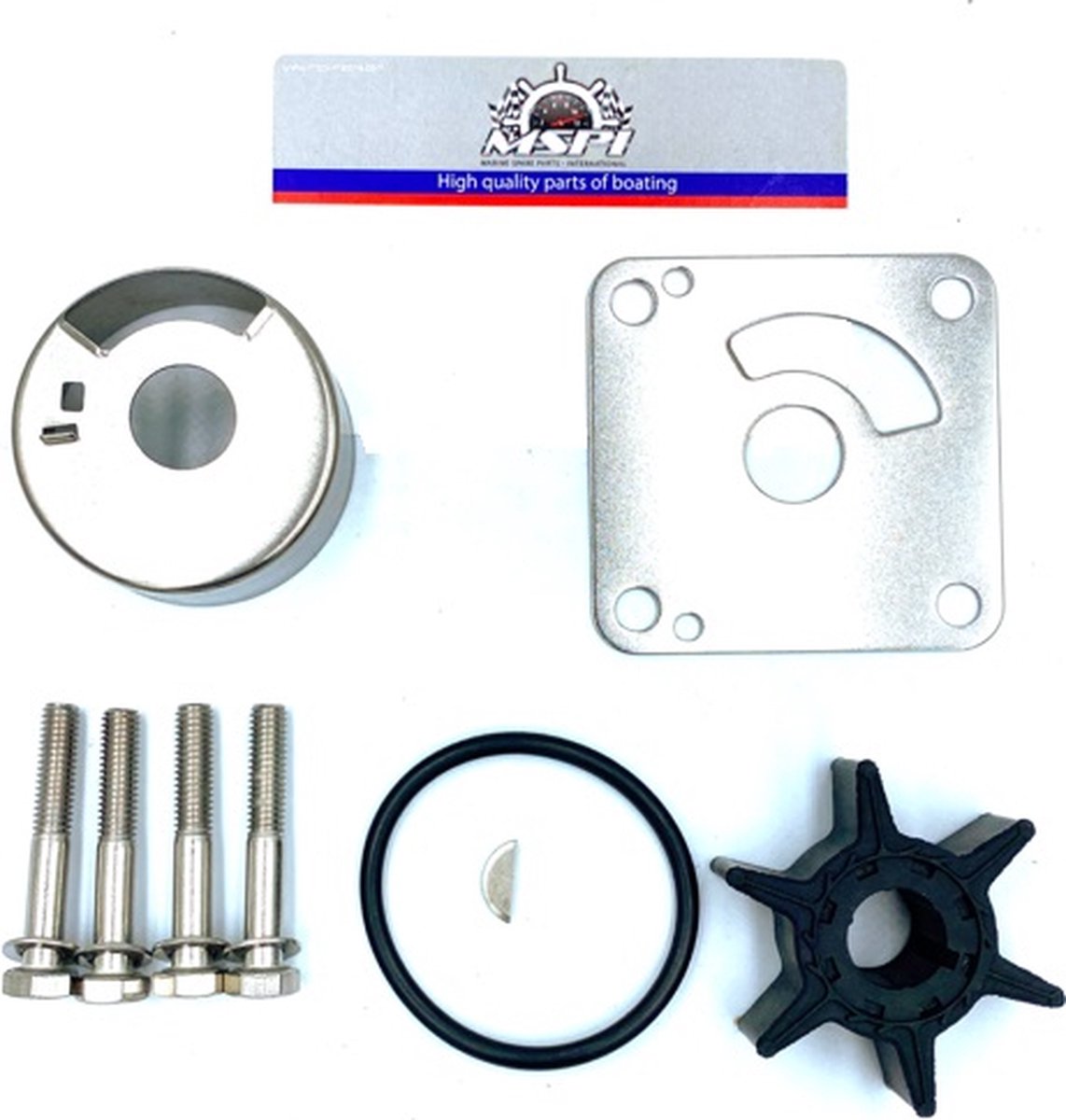 6L2-W0078-00 - Waterpomp impeller kit 20 pk & 25 pk (1988-2016) Yamaha