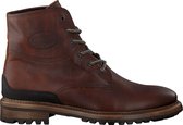 PME Boot Av Veterboots - Laarzen Met Veters - Heren - Cognac - Maat 43