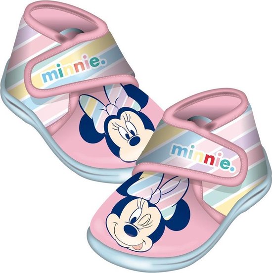 Pantoufles femmes Disney Minnie Mouse Filles Textile Rose Taille 23 ...
