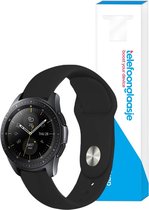 Siliconen smartwatch bandje – Zwart 22mm - Universeel