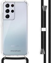 iMoshion Backcover met koord Samsung Galaxy S21 Ultra hoesje - Zwart