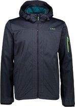 Cmp Outdoorjas Softshell Heren Polyester Donkerblauw Maat 5xl