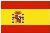Decoratievlag Spanje 90 x 150 cm