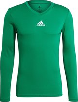 adidas - Team Base Tee - Groene Ondershirts - M - Groen