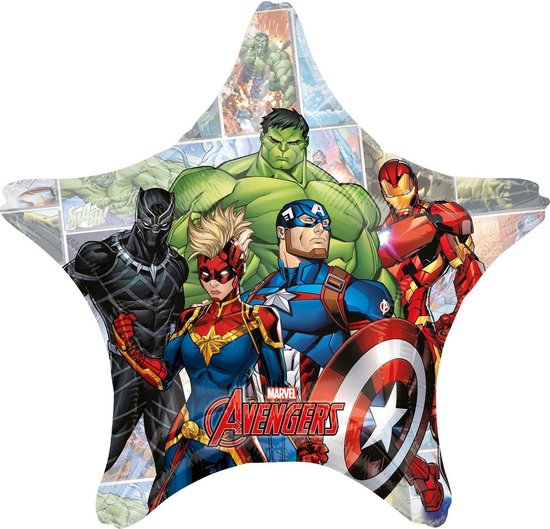 Amscan Ballon Marvel Avengers Power Unite 71 Cm Folie Rood