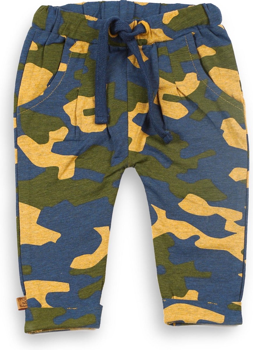Frogs and Dogs - Broekje uflage - Multicolor - Maat 62 - Jongens