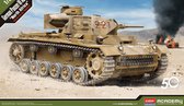 1:35 Academy 13531 Panzer III Ausf. J - "North Afrika" Plastic Modelbouwpakket