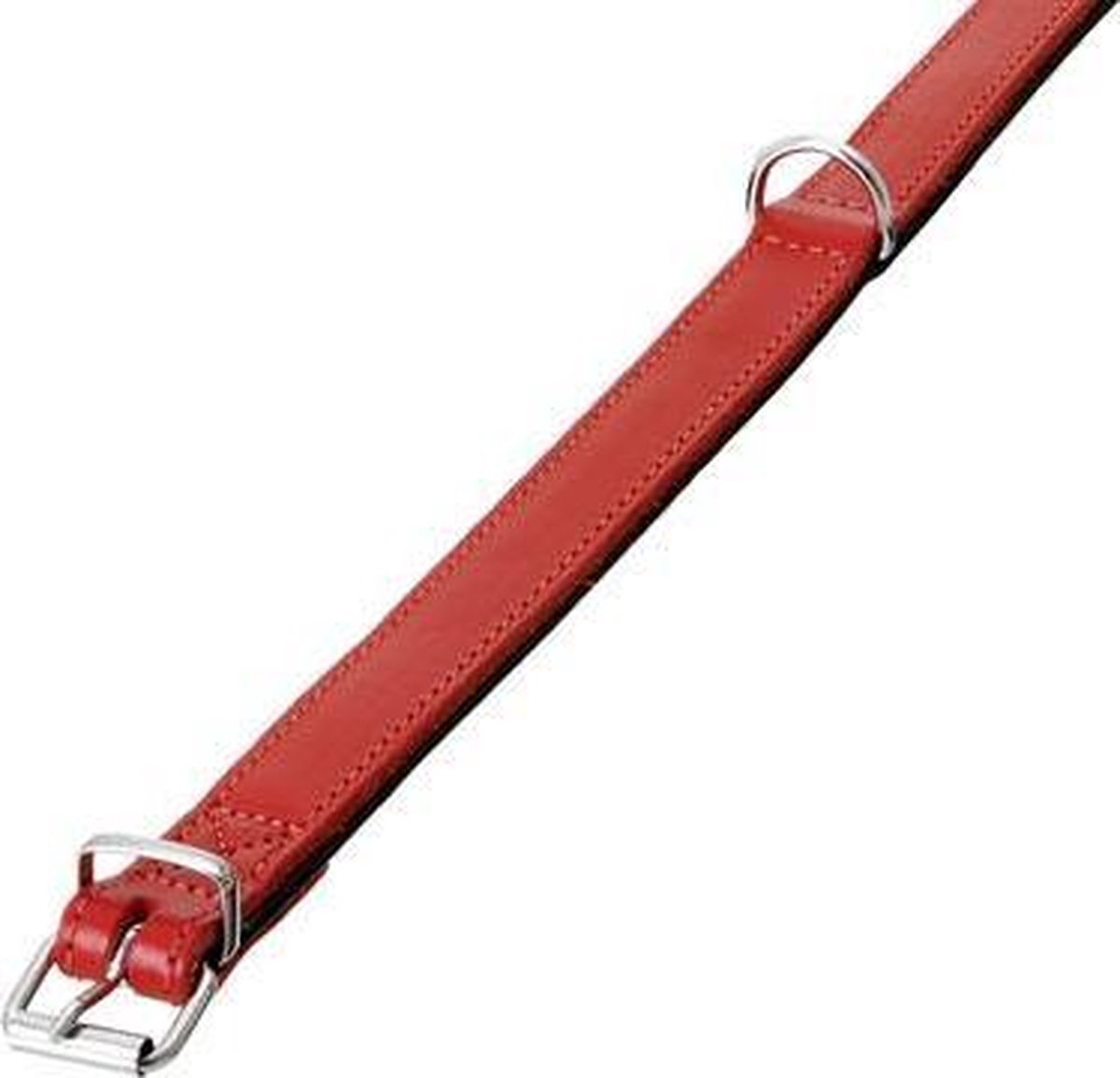 Karlie Riem - Rondo Halsband - onderlijn Rood 70 cm lang en 25 mm breed