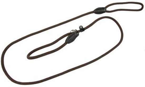 Ligne de récupération Hunter avec arrêt en style libre - Marron - 10 mm x 170 cm