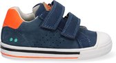 BunniesJR 221231-528 Jongens Lage Sneakers - Blauw - Leer - Klittenband