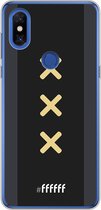 6F hoesje - geschikt voor Xiaomi Mi Mix 3 -  Transparant TPU Case - Ajax Europees Uitshirt 2020-2021 #ffffff