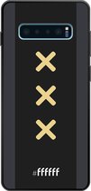 6F hoesje - geschikt voor Samsung Galaxy S10 Plus -  TPU Case - Ajax Europees Uitshirt 2020-2021 #ffffff