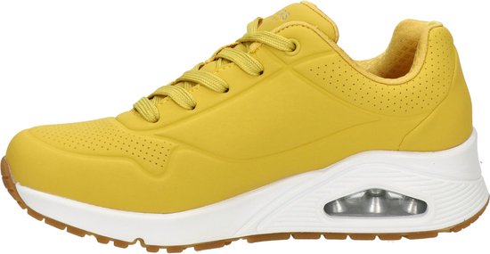 Skechers Uno -Stand On Air Dames Sneakers - Yellow - Maat 36