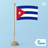 Tafelvlag Cuba 10x15cm | met standaard