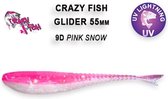 Crazy Fish Glider  - 5.5 cm - 9d - pink snow- floating