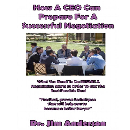 How a CEO Can Prepare for a Successful Negotiation - cover