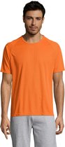SOLS Heren Sportief T-Shirt met korte mouwen Performance (Oranje)