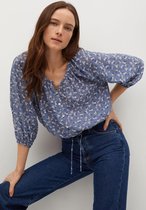 Mango Blouse Blouse Met Print En Knopen 87067123 52 Dames Maat - M