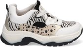 Braqeez Bibi Bale Meisjes Sneakers - Wit - Leer - Veters