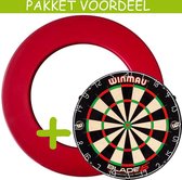 Dartbord Surround VoordeelPakket - Blade 5 -  Rubberen Surround-- (Rood)   Rood