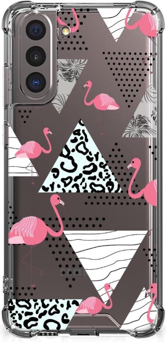 Samsung Galaxy S21 Case Anti-shock Flamingo Triangle