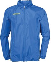 Uhlsport Score Regenjas Kind Azuur Blauw-Limoen Geel Maat 140