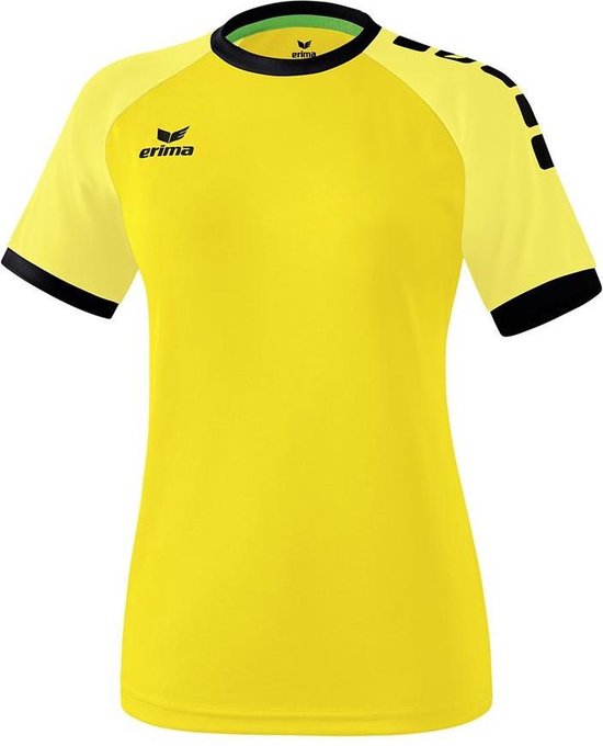 Erima Zenari 3.0 Shirt Dames Geel-Buttercup-Zwart Maat 40