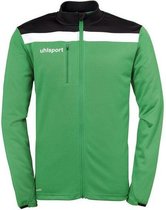 Uhlsport Offense 23 Poly Jacket Groen-Zwart-Wit Maat S