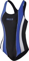 Beco Badpak Dames Polyamide/elastaan Zwart/blauw Mt 44