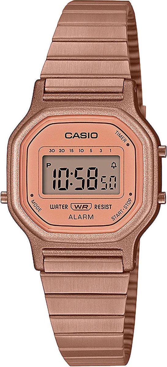 Casio Vintage LA-11WR-5AEF Horloge - Staal - Rosékleurig - Ø 25 mm
