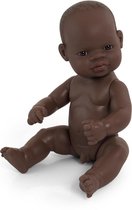 Miniland Babypop Afrikaans Jongen 32 Cm Bruin