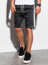 Heren - Jeans - Short - Zwart - W221