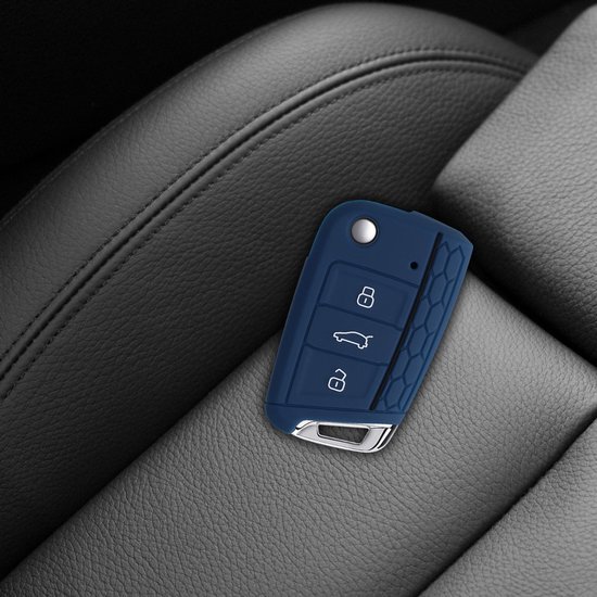 kwmobile Coque clé de Voiture Compatible avec VW Golf 7 MK7 3-Bouton  Accessoire clé Voiture - Protection étui Souple en Silicone - Noir-Gris :  : Auto et Moto