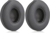 kwmobile 2x oorkussens geschikt voor Beats Solo 2 Wireless / Solo 3 Wireless - Earpads voor koptelefoon in donkergrijs
