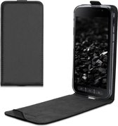 kwmobile hoesje voor met Samsung Galaxy Xcover 4 / 4S - Flip cover met magnetische sluiting in zwart