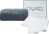 Calmzy Verzwaringsdeken Bundel 7 kg - Superior Chill - Verzwaringsdeken &  Verzwaringsdeken Hoes - 150 x 200 cm - Wit